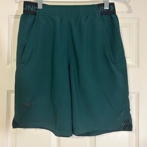 Under Armour Men's Dark Green Athletic Shorts